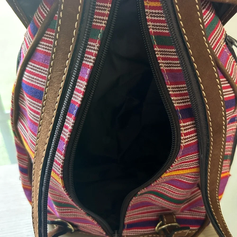 Colorful Striped Backpack - Picture 4 of 5